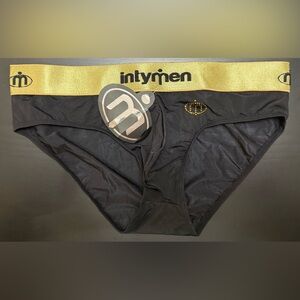 TYME Black and Gold Briefs Sleek Design